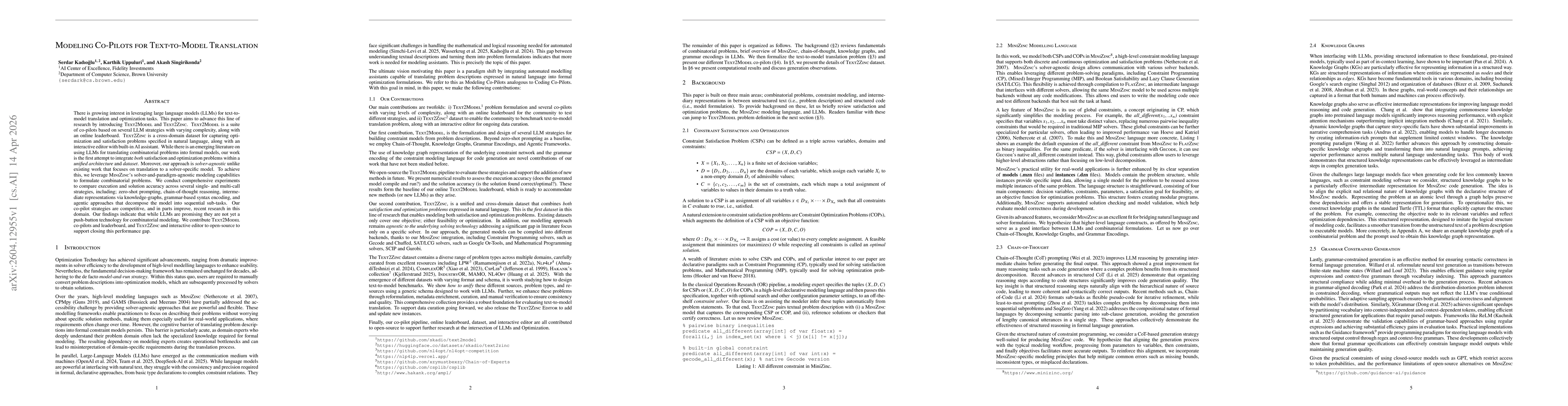 Thumbnail for Modeling Copilots for Text-to-Model Translation