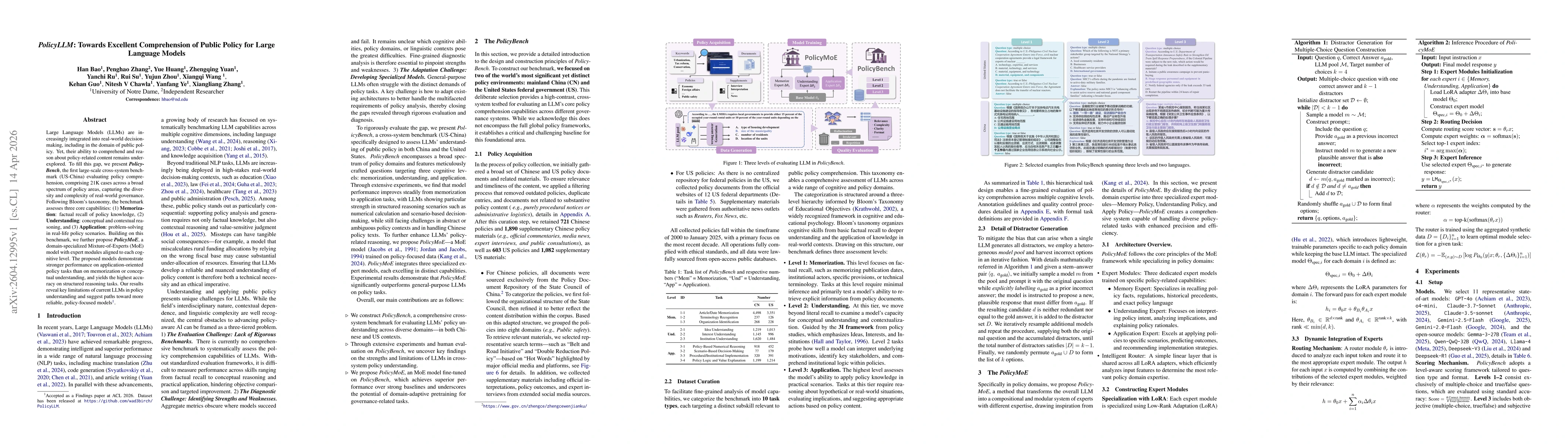 Thumbnail for PolicyLLM: Towards Excellent Comprehension of Public Policy for Large Language Models