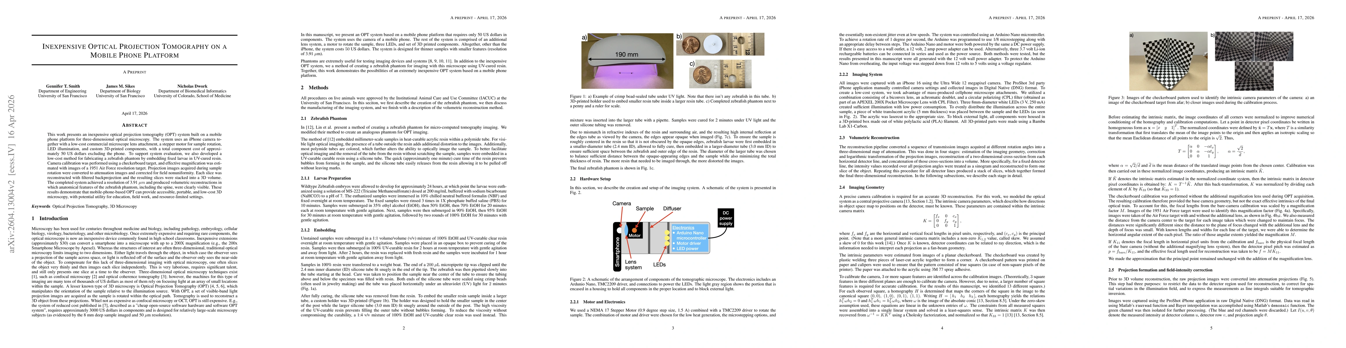 Thumbnail for Inexpensive Optical Projection Tomography on a Mobile Phone Platform