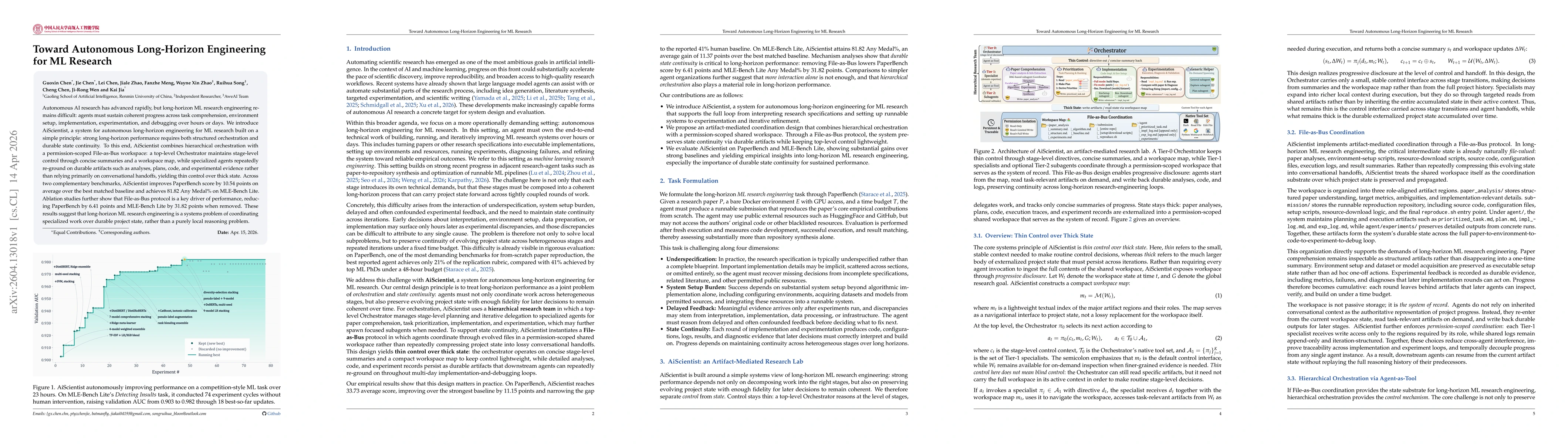 Thumbnail for Toward Autonomous Long-Horizon Engineering for ML Research