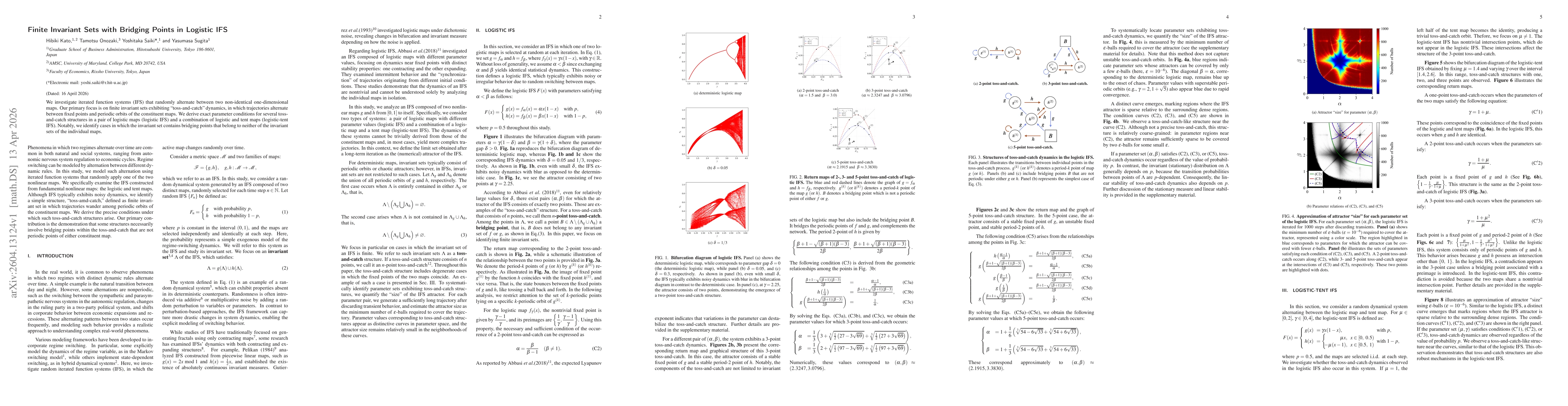 Thumbnail for Finite Invariant Sets with Bridging Points in Logistic IFS