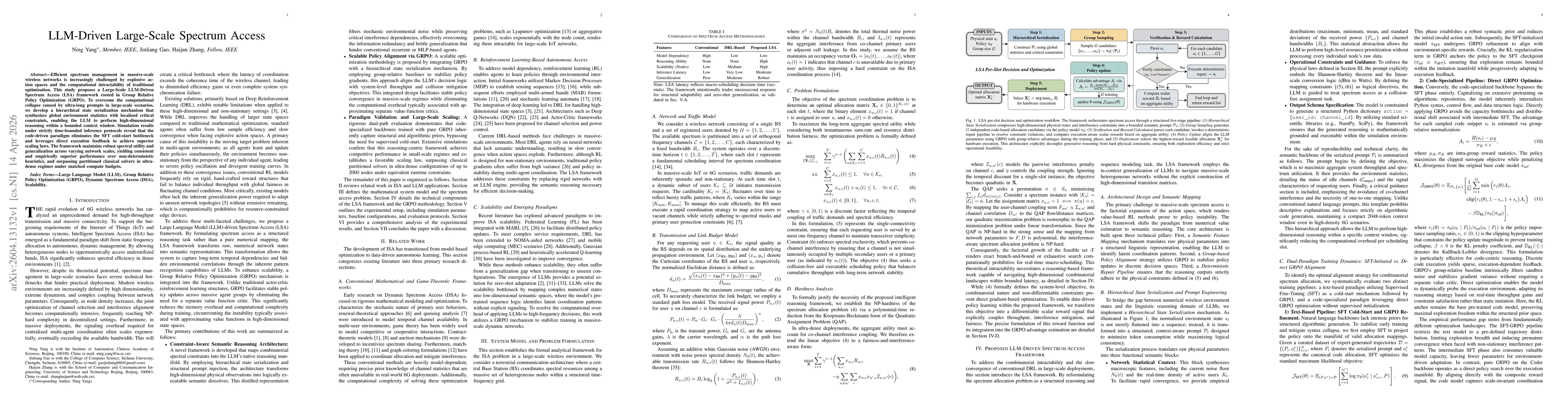 Thumbnail for LLM-Driven Large-Scale Spectrum Access