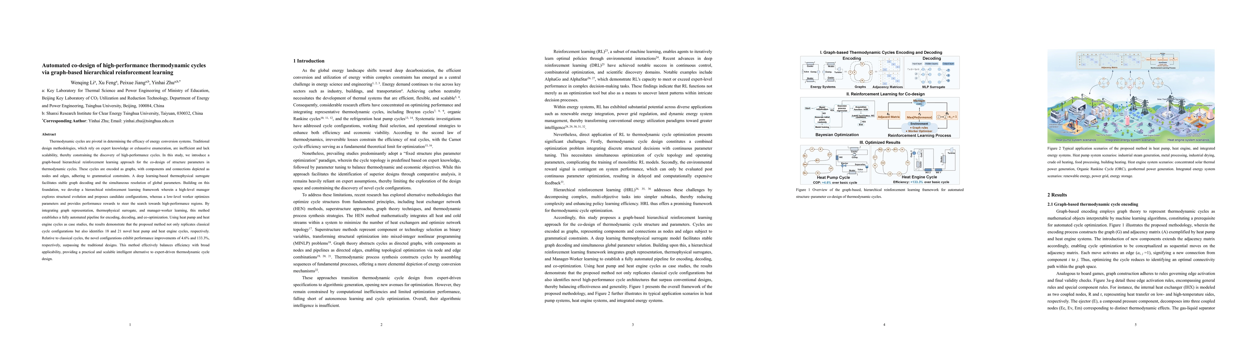 Thumbnail for Automated co-design of high-performance thermodynamic cycles via graph-based hierarchical reinforcement learning