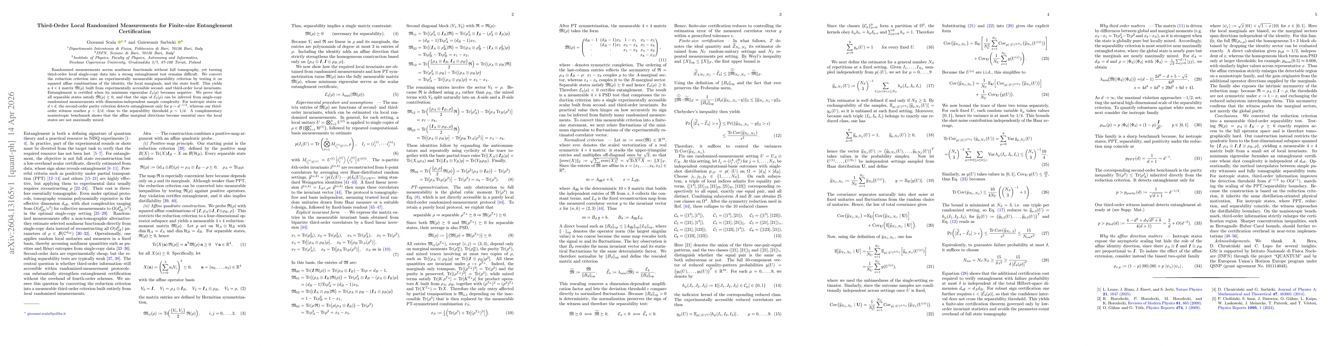 Thumbnail for Third-Order Local Randomized Measurements for Finite-size Entanglement Certification
