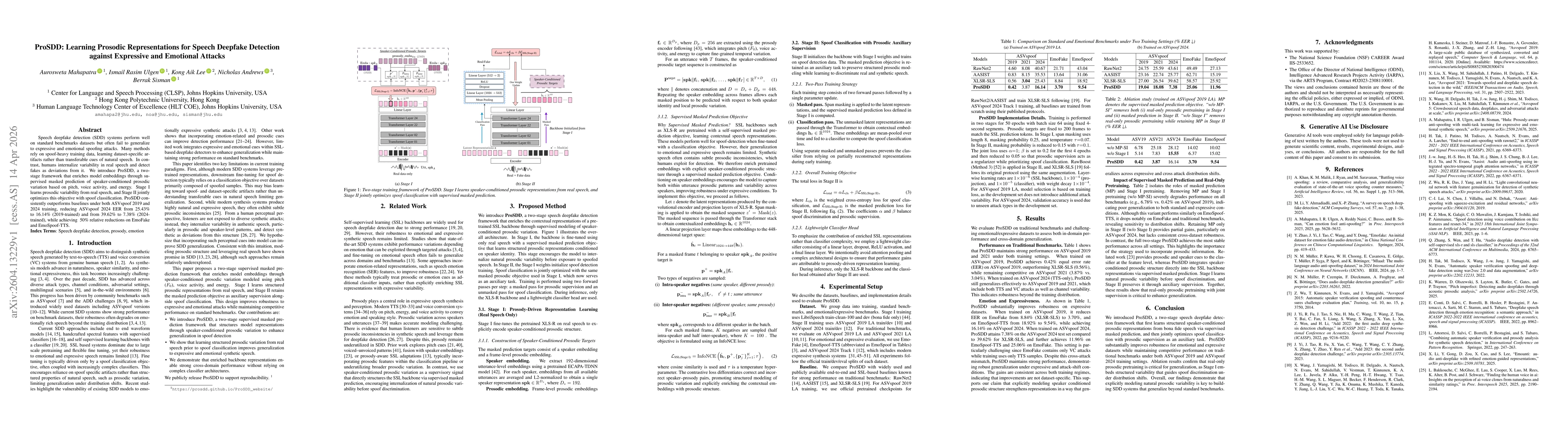 Thumbnail for ProSDD: Learning Prosodic Representations for Speech Deepfake Detection against Expressive and Emotional Attacks