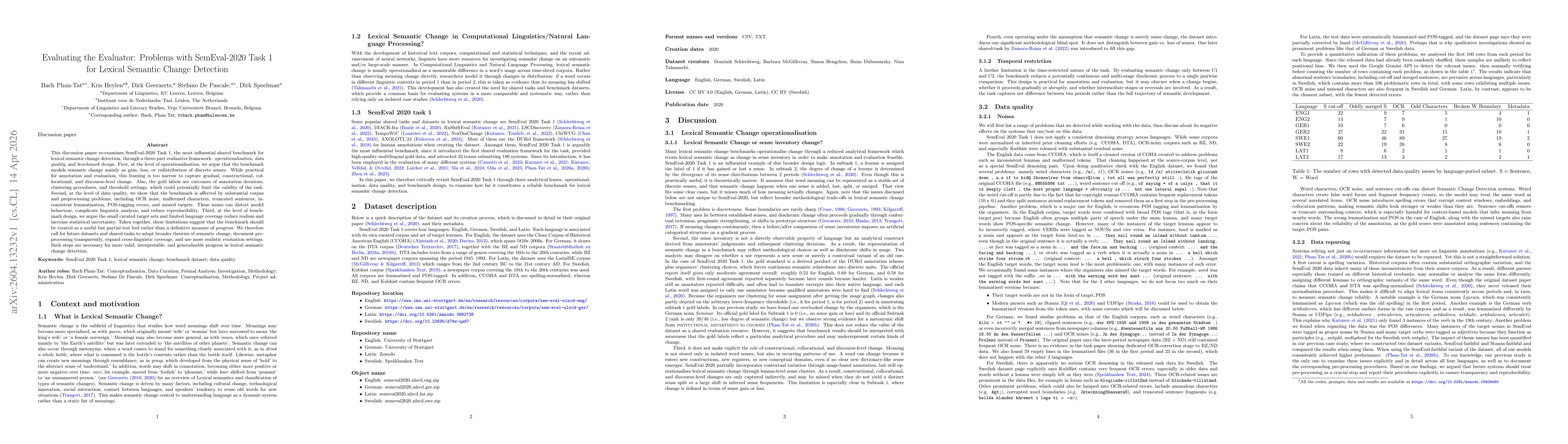 Thumbnail for Evaluating the Evaluator: Problems with SemEval-2020 Task 1 for Lexical Semantic Change Detection