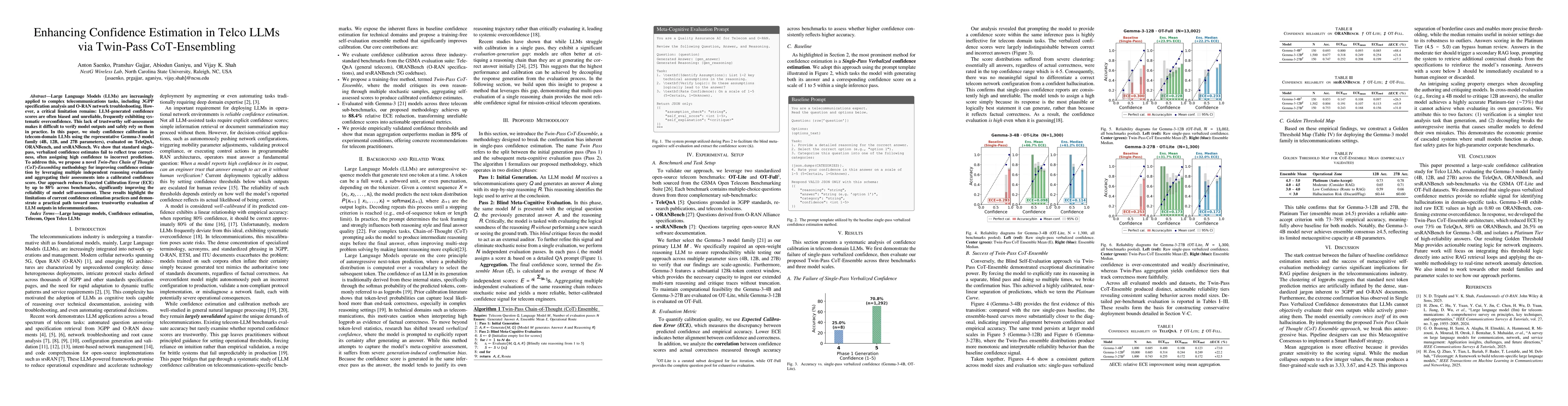 Thumbnail for Enhancing Confidence Estimation in Telco LLMs via Twin-Pass CoT-Ensembling