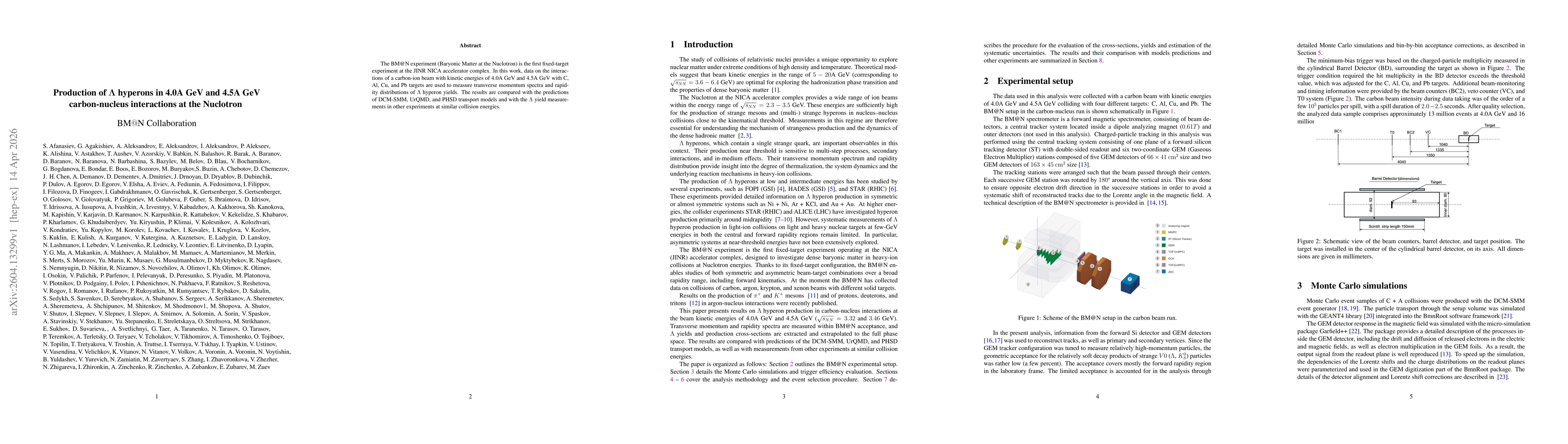 Thumbnail for Production of Λ hyperons in 4.0A GeV and 4.5A GeV carbon-nucleus interactions at the Nuclotron