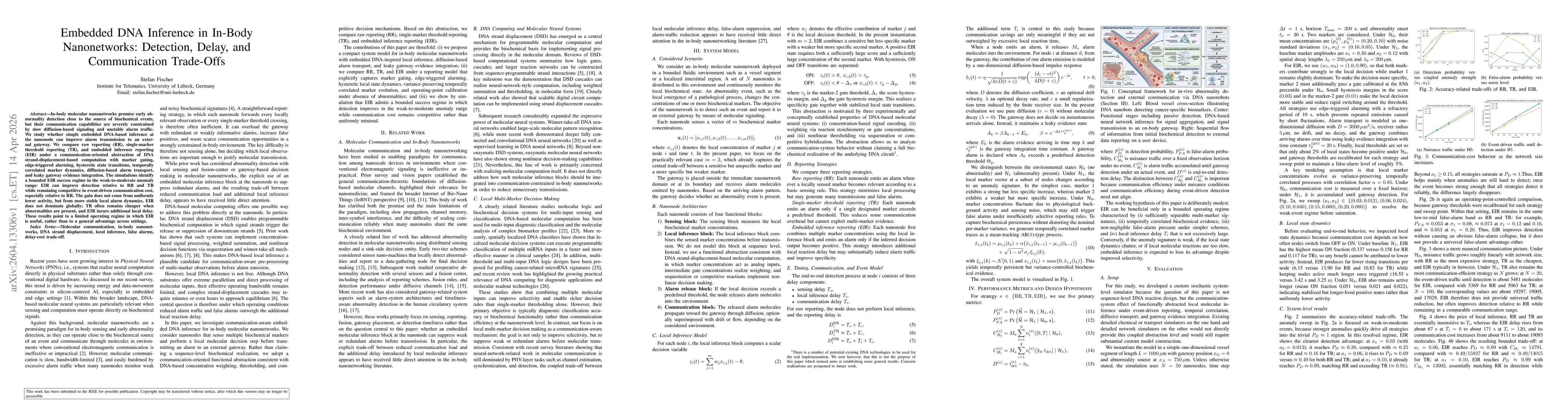 Thumbnail for Embedded DNA Inference in In-Body Nanonetworks: Detection, Delay, and Communication Trade-Offs