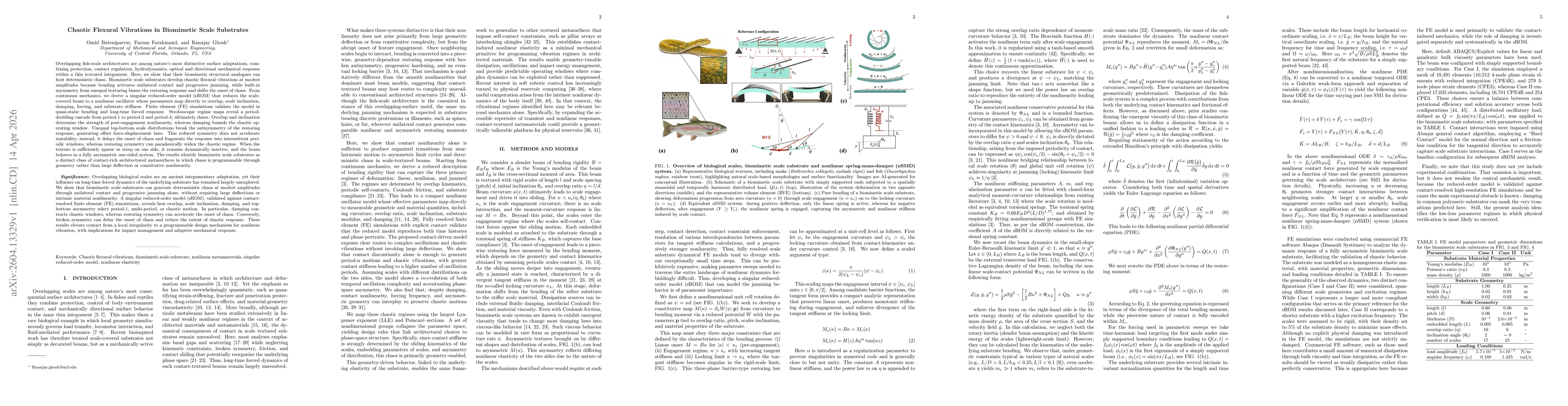 Thumbnail for Chaotic Flexural Vibrations in Biomimetic Scale Substrates