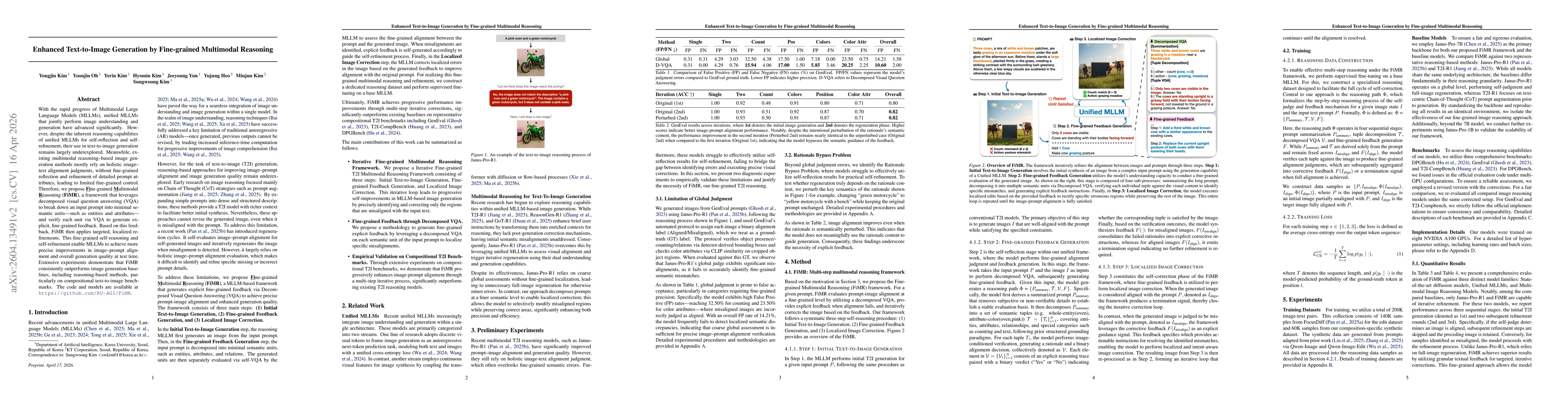 Thumbnail for Enhanced Text-to-Image Generation by Fine-grained Multimodal Reasoning