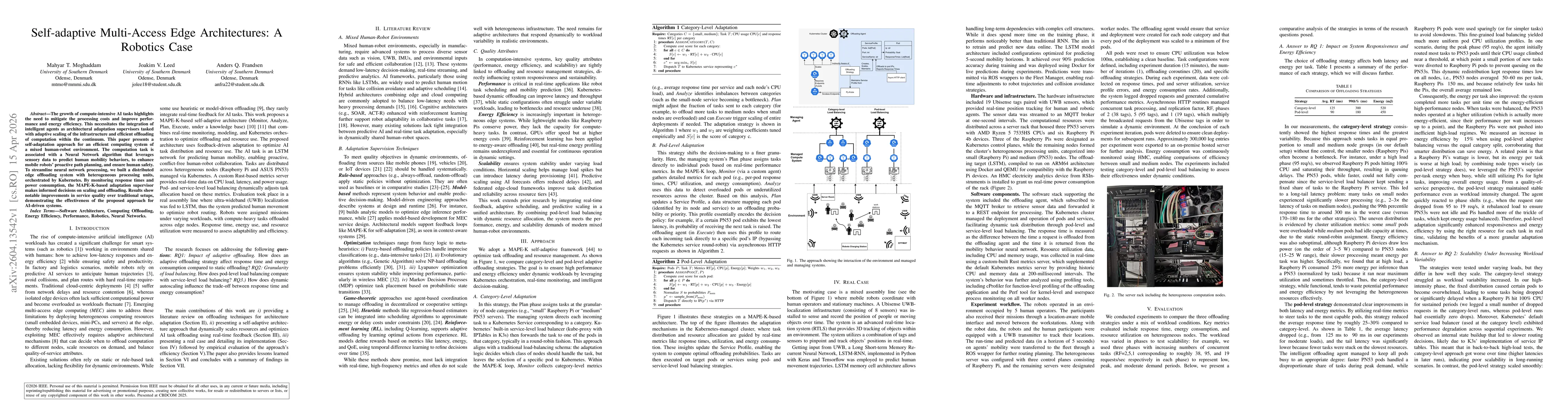 Thumbnail for Self-adaptive Multi-Access Edge Architectures: A Robotics Case