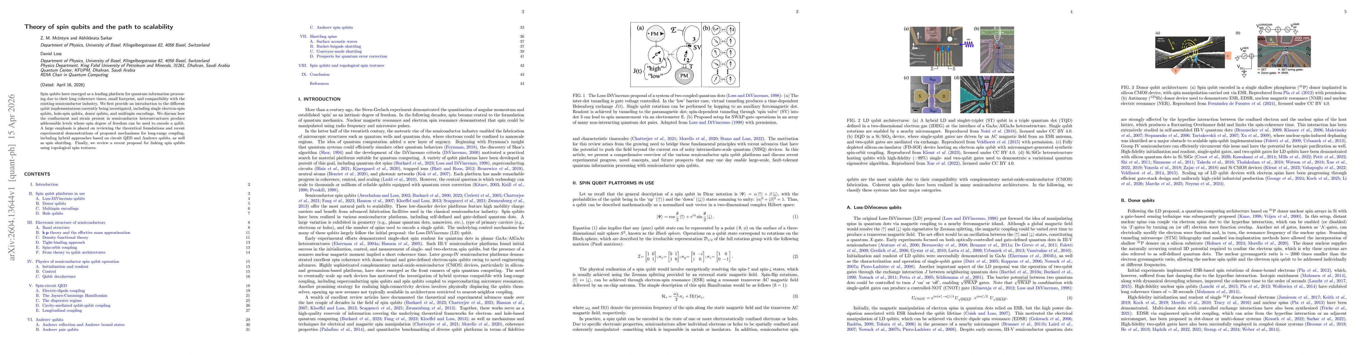 Thumbnail for Theory of spin qubits and the path to scalability