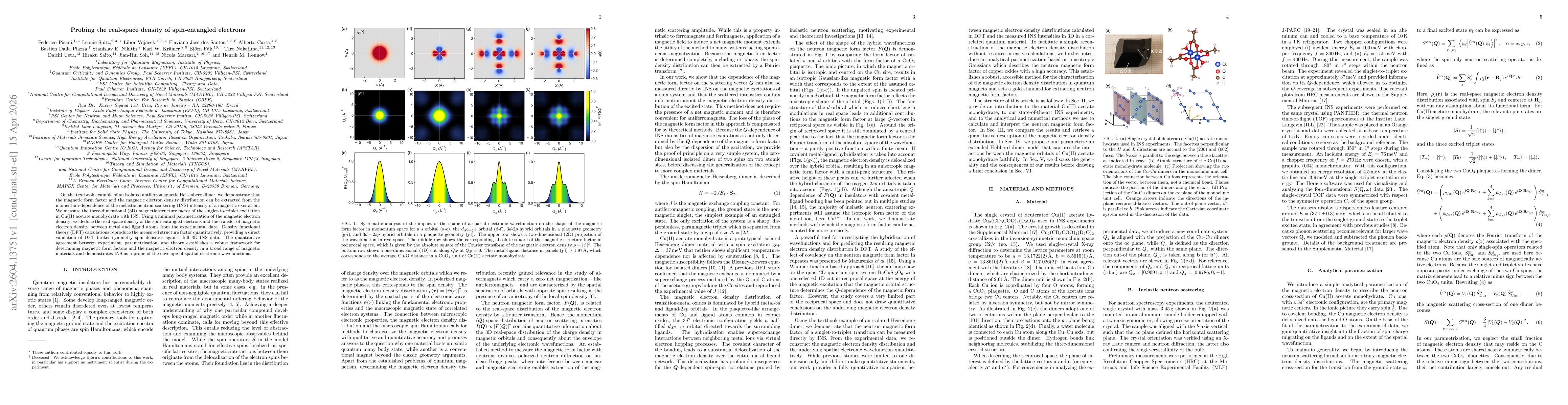Thumbnail for Probing the real-space density of spin-entangled electrons