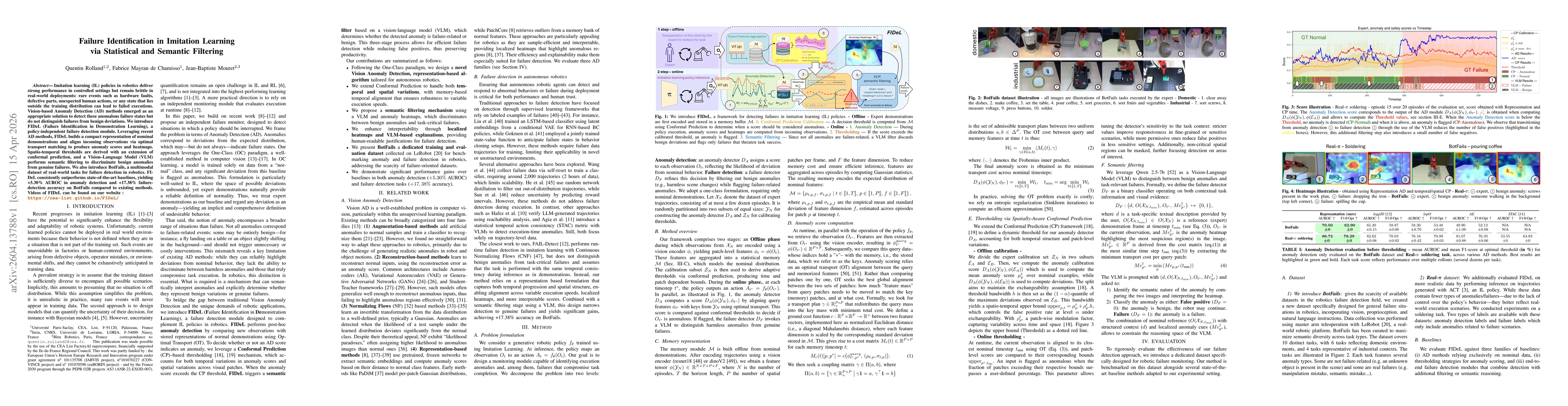 Thumbnail for Failure Identification in Imitation Learning Via Statistical and Semantic Filtering