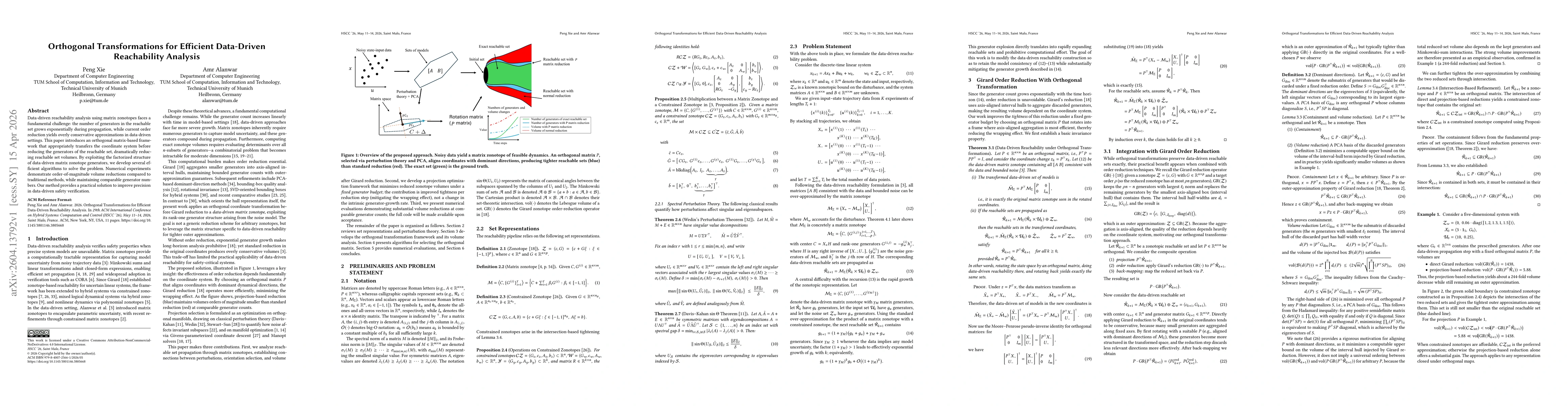 Thumbnail for Orthogonal Transformations for Efficient Data-Driven Reachability Analysis