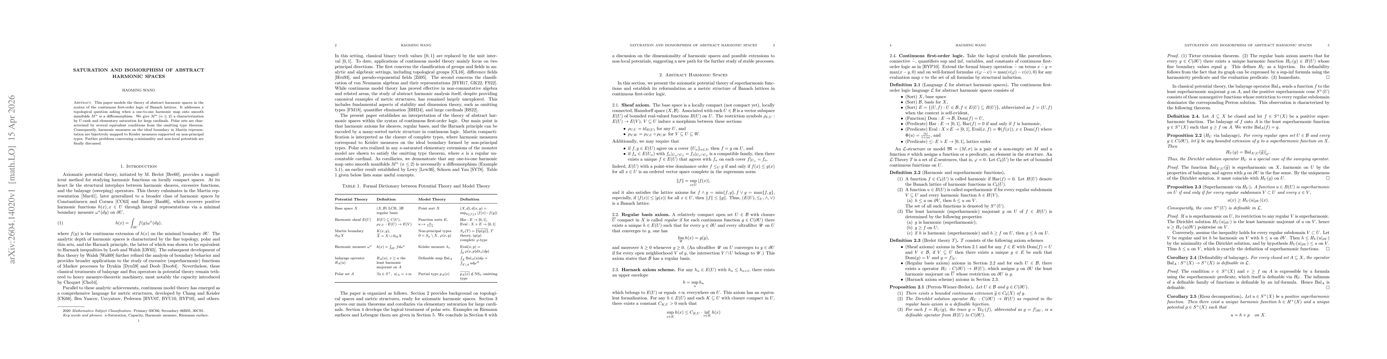 Thumbnail for Saturation and isomorphism of abstract harmonic spaces