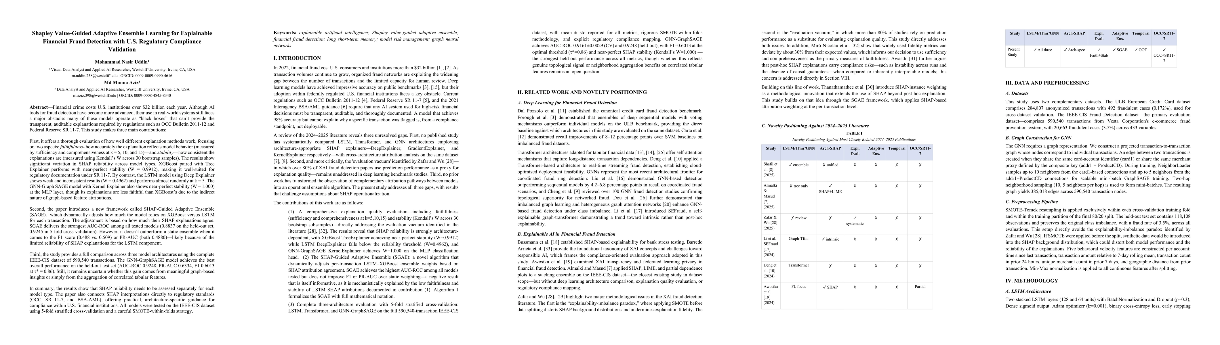 Thumbnail for Shapley Value-Guided Adaptive Ensemble Learning for Explainable Financial Fraud Detection with U.S. Regulatory Compliance Validation