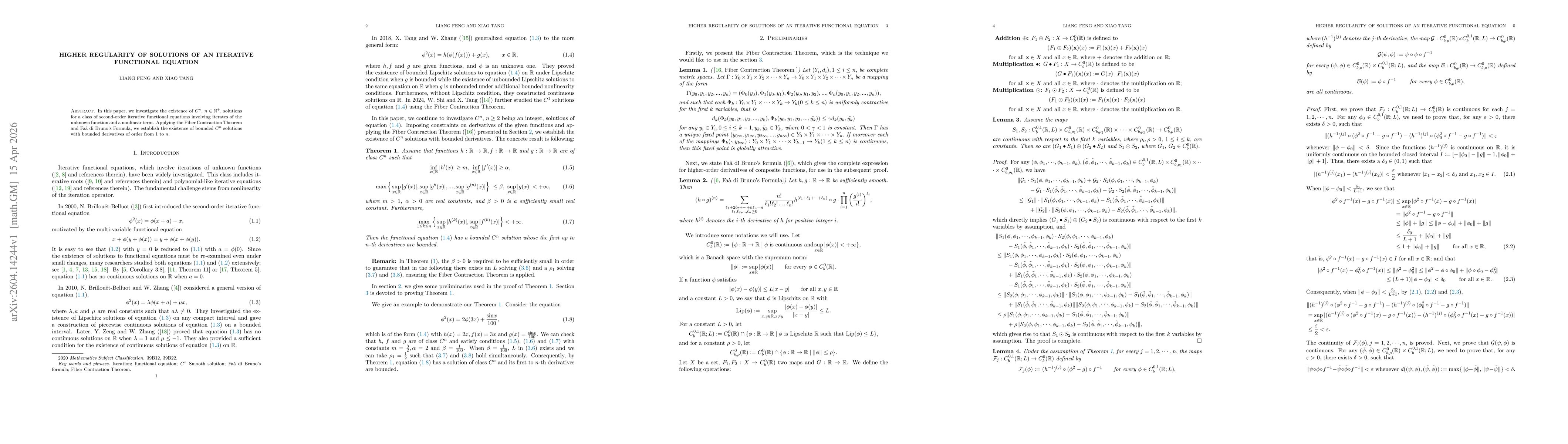 Thumbnail for Higher regularity of solutions of an iterative functional equation