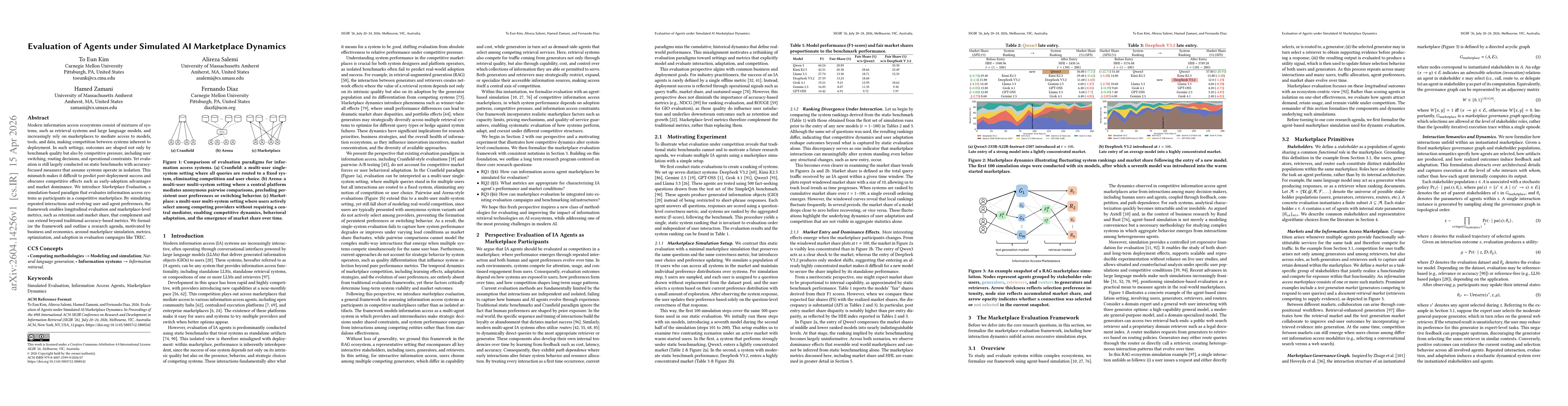 Thumbnail for Evaluation of Agents under Simulated AI Marketplace Dynamics