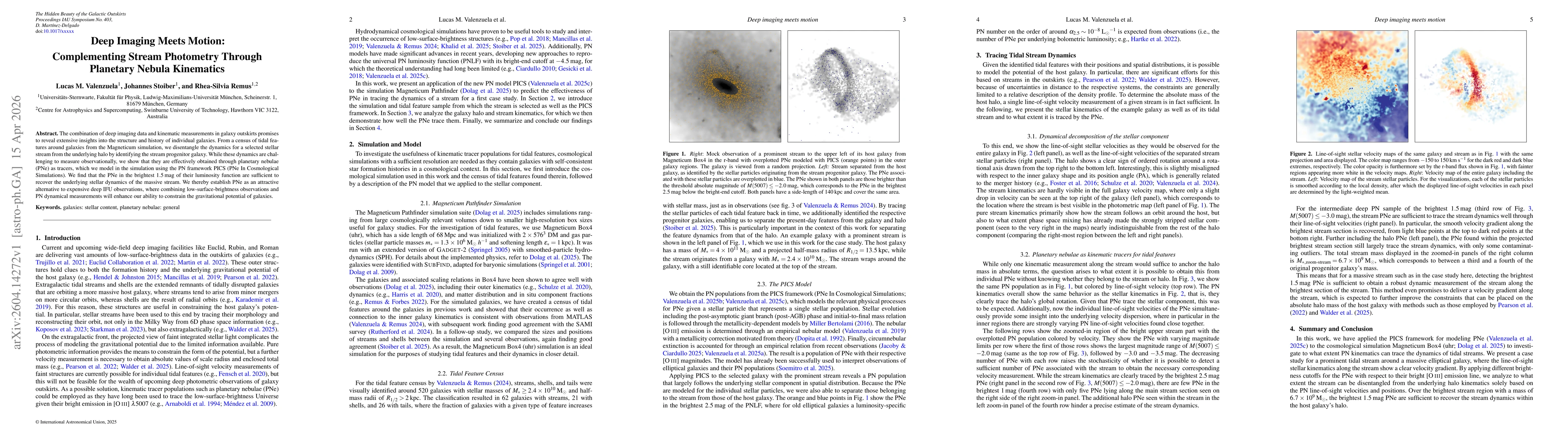 Thumbnail for Deep Imaging Meets Motion: Complementing Stream Photometry Through Planetary Nebula Kinematics