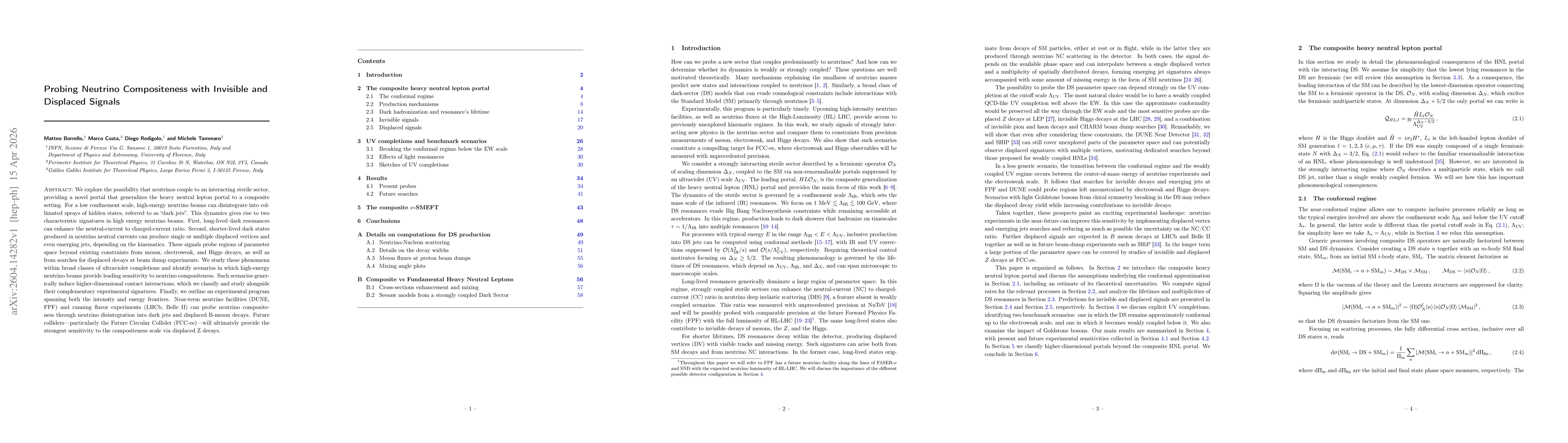 Thumbnail for Probing Neutrino Compositeness with Invisible and Displaced Signals