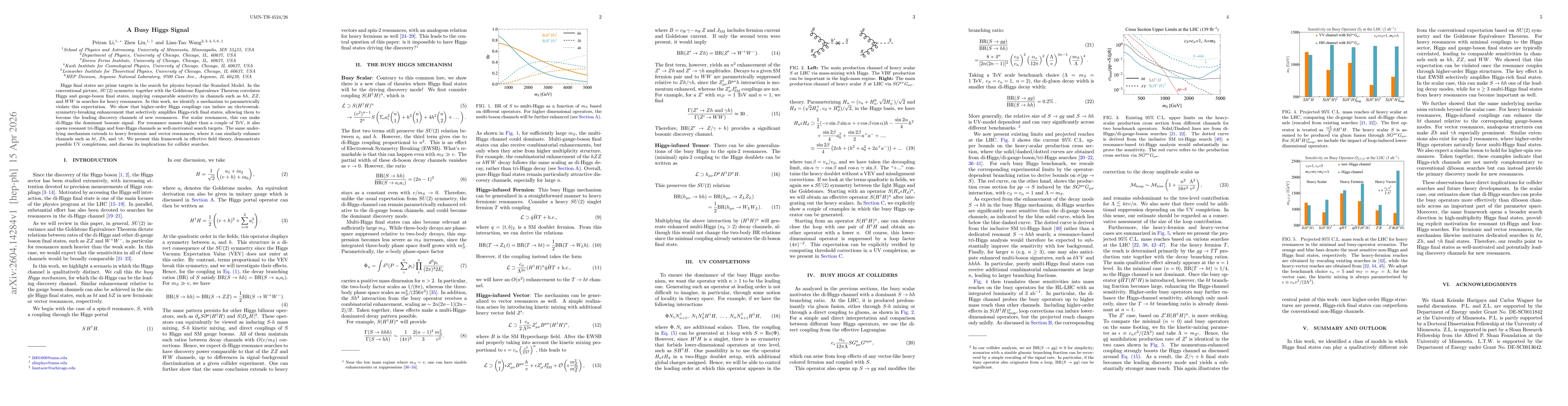 Thumbnail for A Busy Higgs Signal