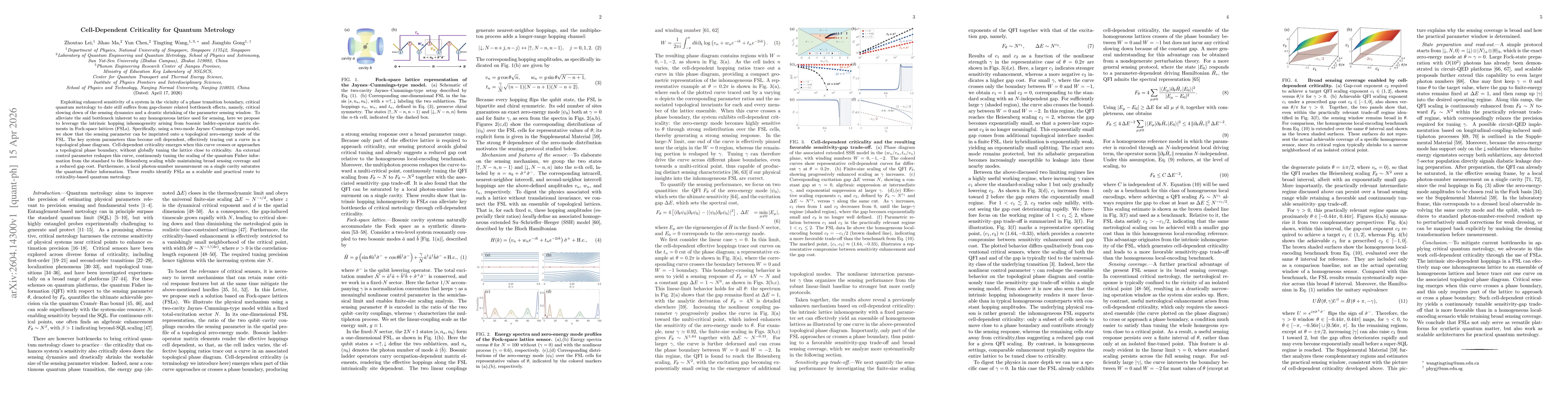 Thumbnail for Cell-Dependent Criticality for Quantum Metrology