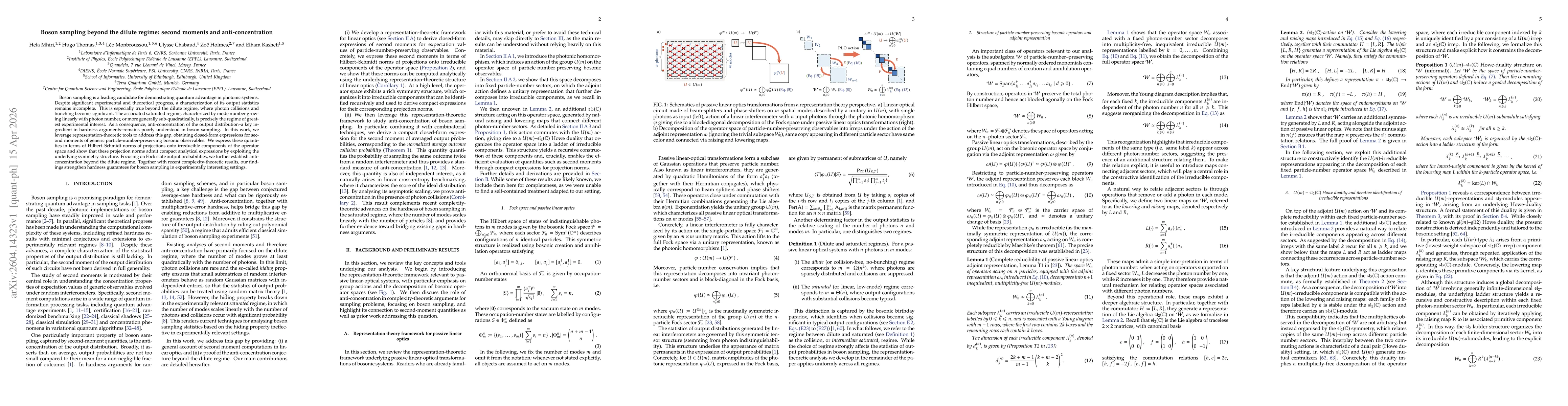 Thumbnail for Boson sampling beyond the dilute regime: second moments and anti-concentration