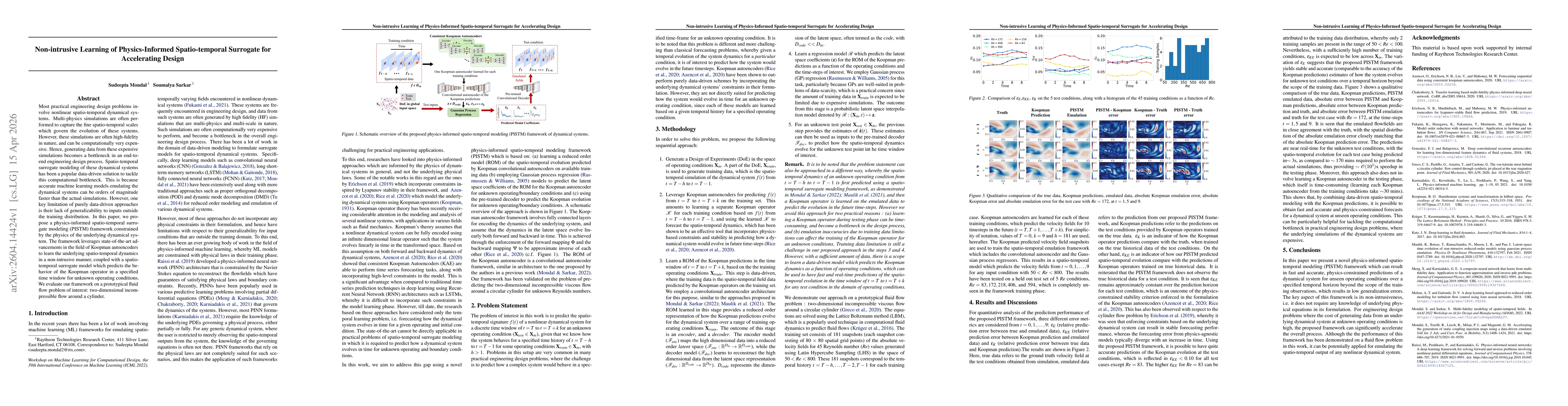 Thumbnail for Non-intrusive Learning of Physics-Informed Spatio-temporal Surrogate for Accelerating Design