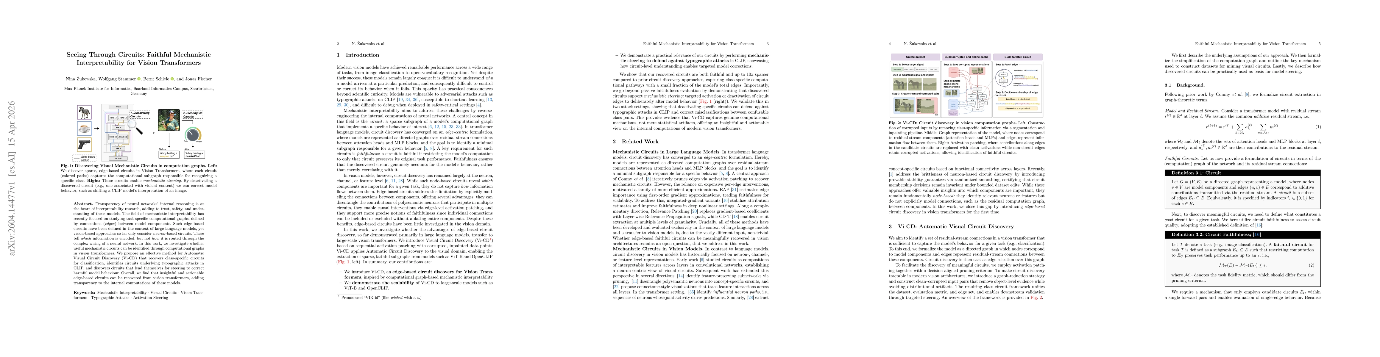 Thumbnail for Seeing Through Circuits: Faithful Mechanistic Interpretability for Vision Transformers