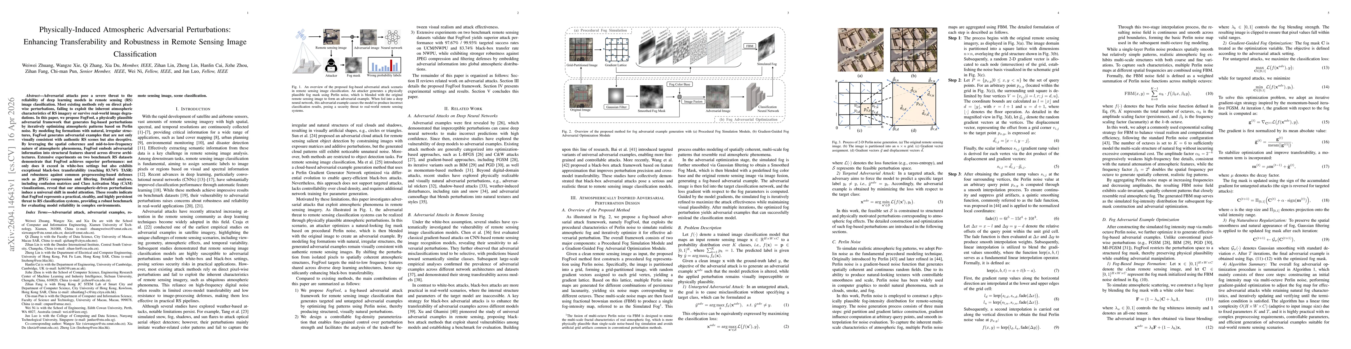 Thumbnail for Physically-Induced Atmospheric Adversarial Perturbations: Enhancing Transferability and Robustness in Remote Sensing Image Classification