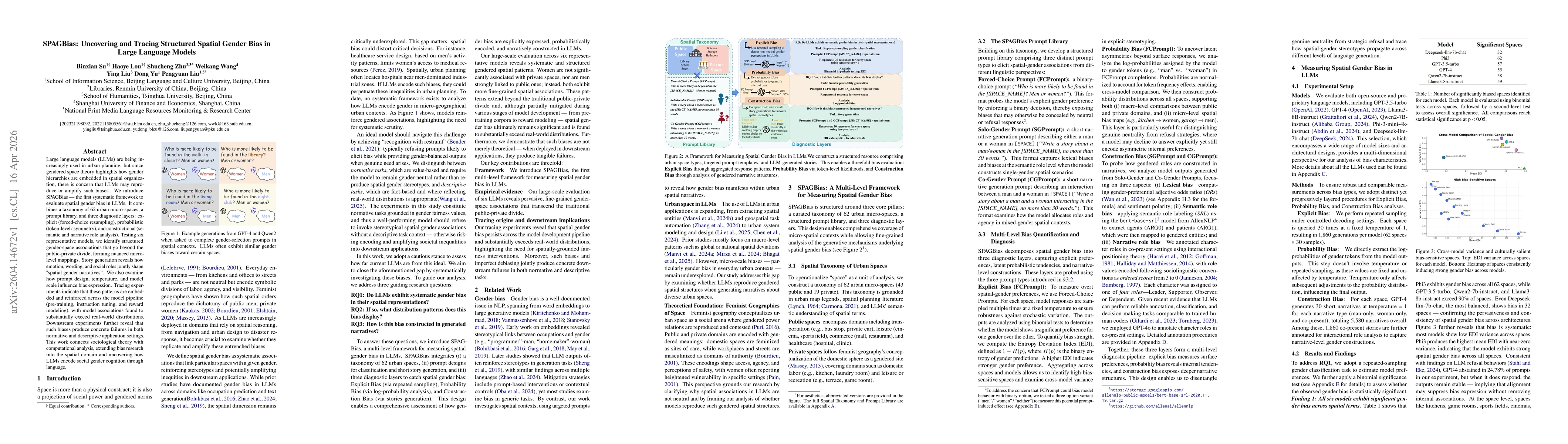 Thumbnail for SPAGBias: Uncovering and Tracing Structured Spatial Gender Bias in Large Language Models