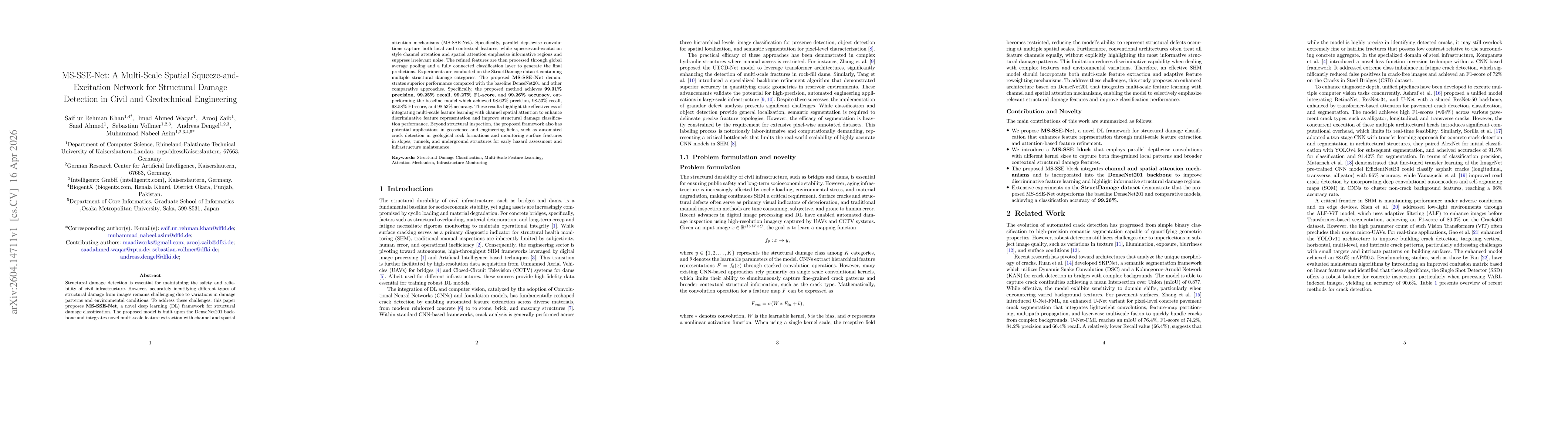 Thumbnail for MS-SSE-Net: A Multi-Scale Spatial Squeeze-and-Excitation Network for Structural Damage Detection in Civil and Geotechnical Engineering