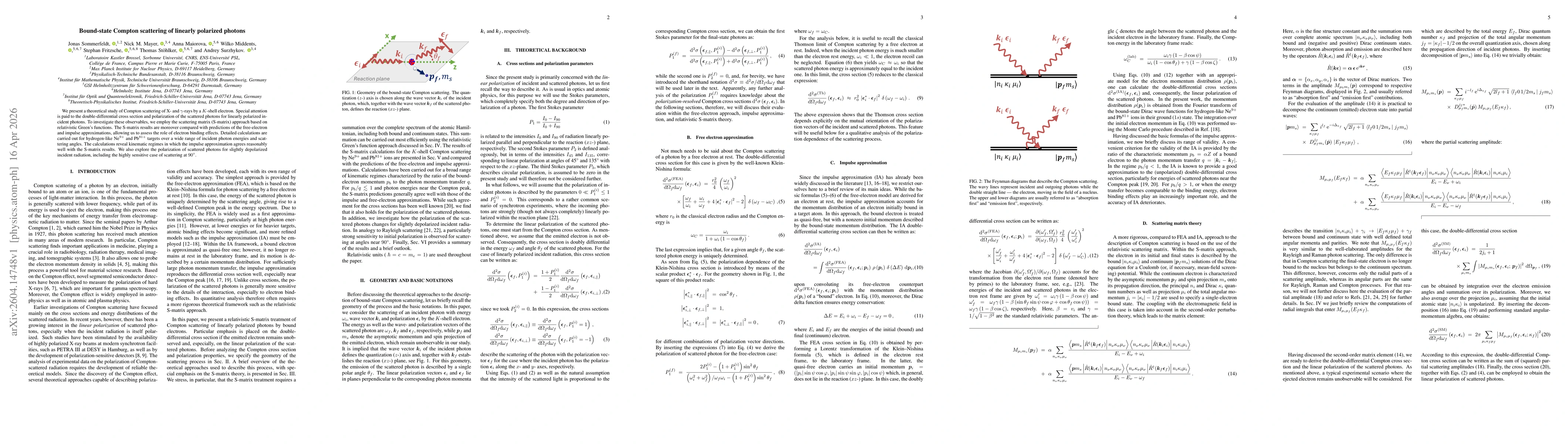 Thumbnail for Bound-state Compton scattering of linearly polarized photons