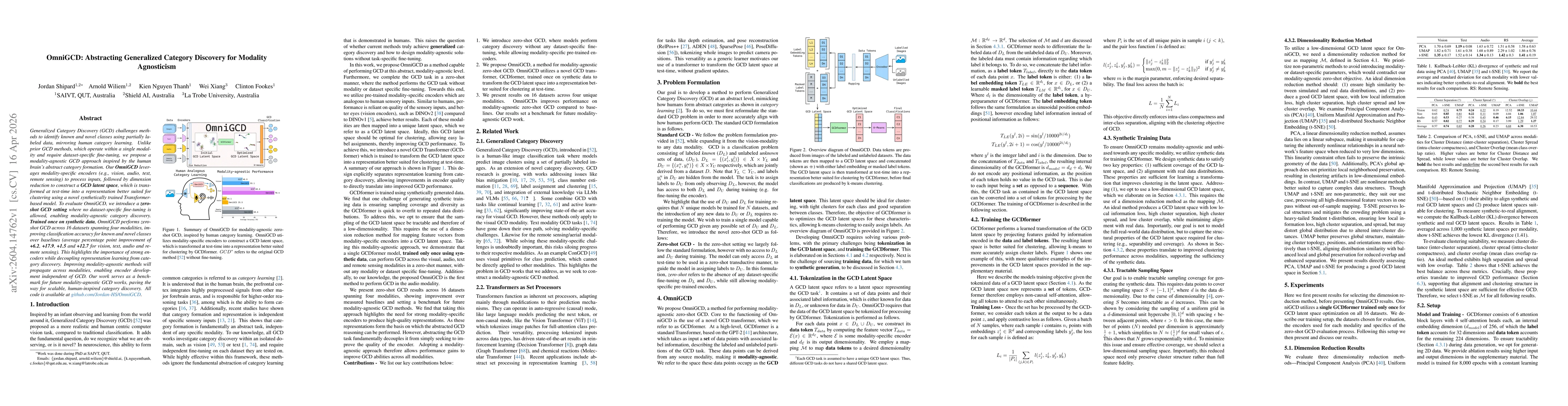 Thumbnail for OmniGCD: Abstracting Generalized Category Discovery for Modality Agnosticism