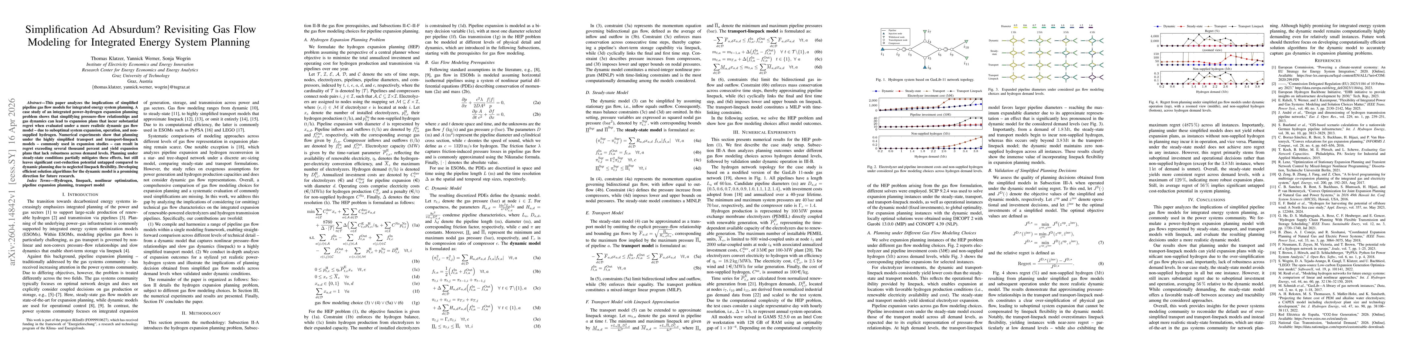 Thumbnail for Simplification Ad Absurdum? Revisiting Gas Flow Modeling for Integrated Energy System Planning