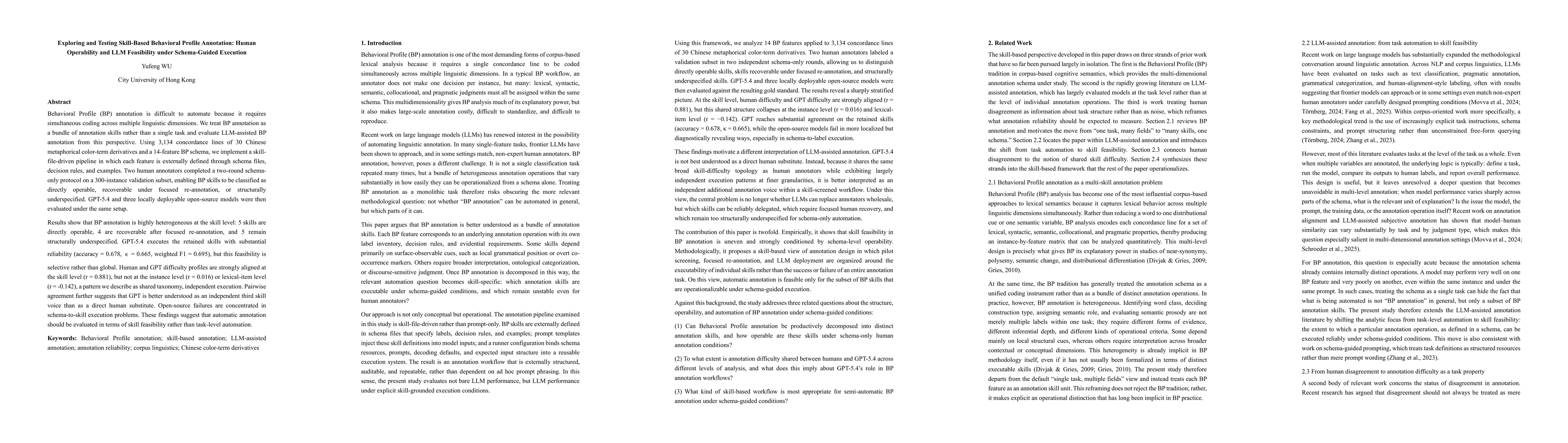 Thumbnail for Exploring and Testing Skill-Based Behavioral Profile Annotation: Human Operability and LLM Feasibility under Schema-Guided Execution