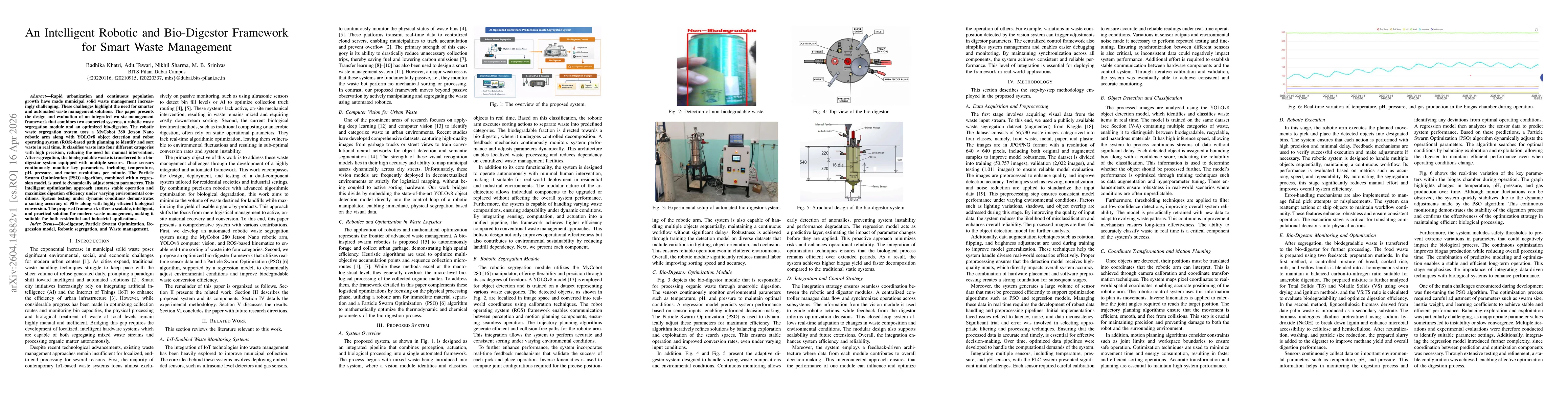 Thumbnail for An Intelligent Robotic and Bio-Digestor Framework for Smart Waste Management