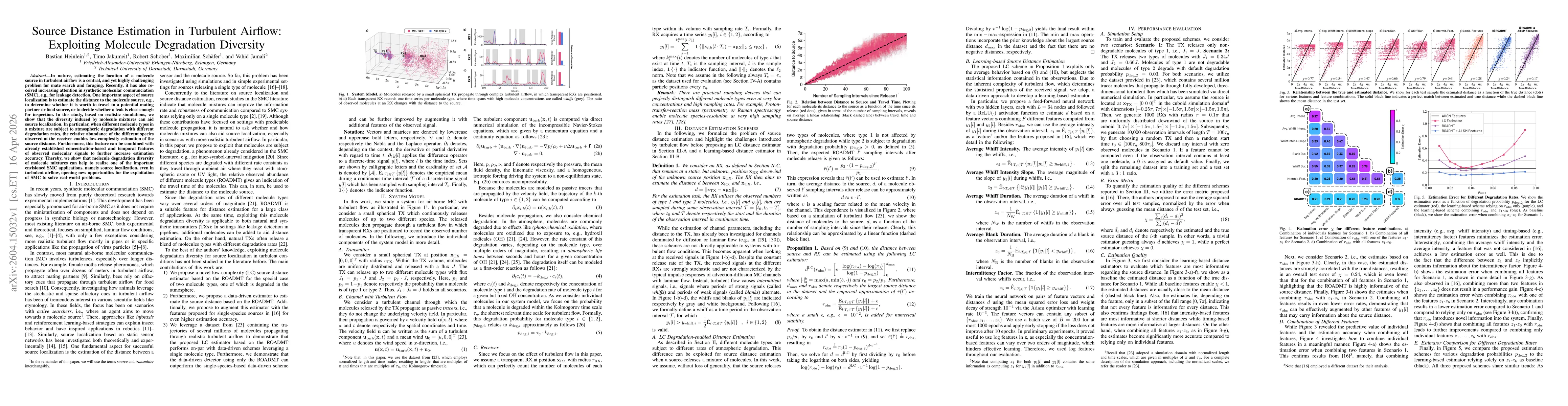 Thumbnail for Source Distance Estimation in Turbulent Airflow: Exploiting Molecule Degradation Diversity