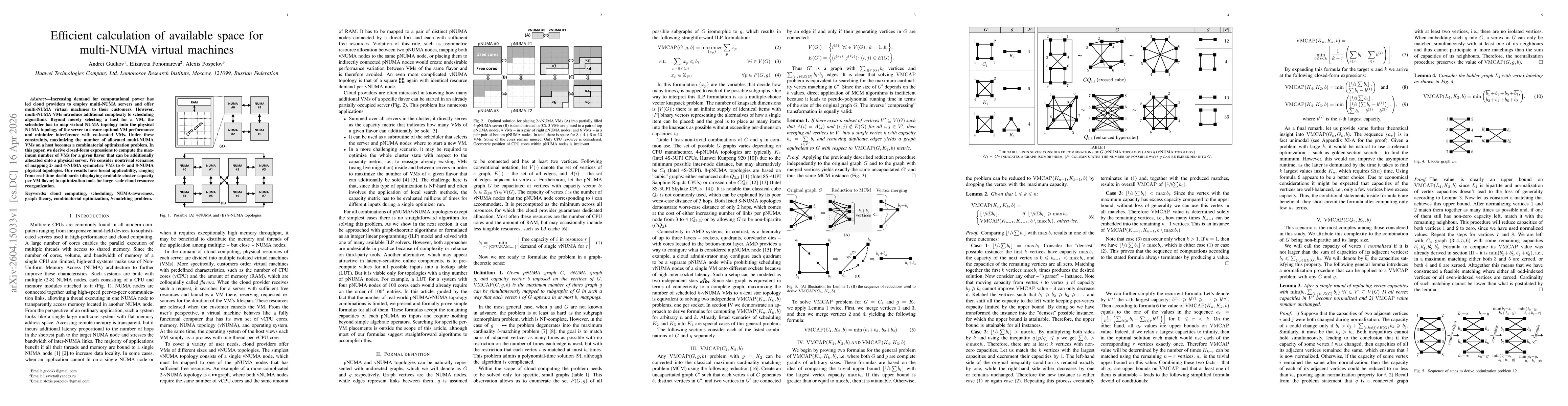 Thumbnail for Efficient calculation of available space for multi-NUMA virtual machines