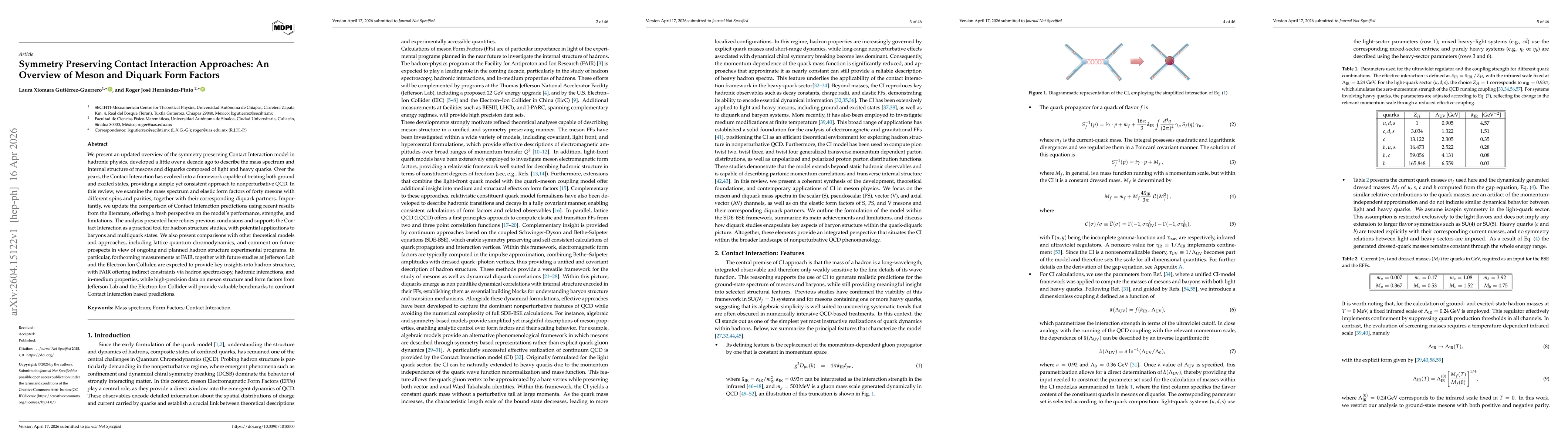 Thumbnail for Symmetry Preserving Contact Interaction Approaches: An Overview of Meson and Diquark Form Factors