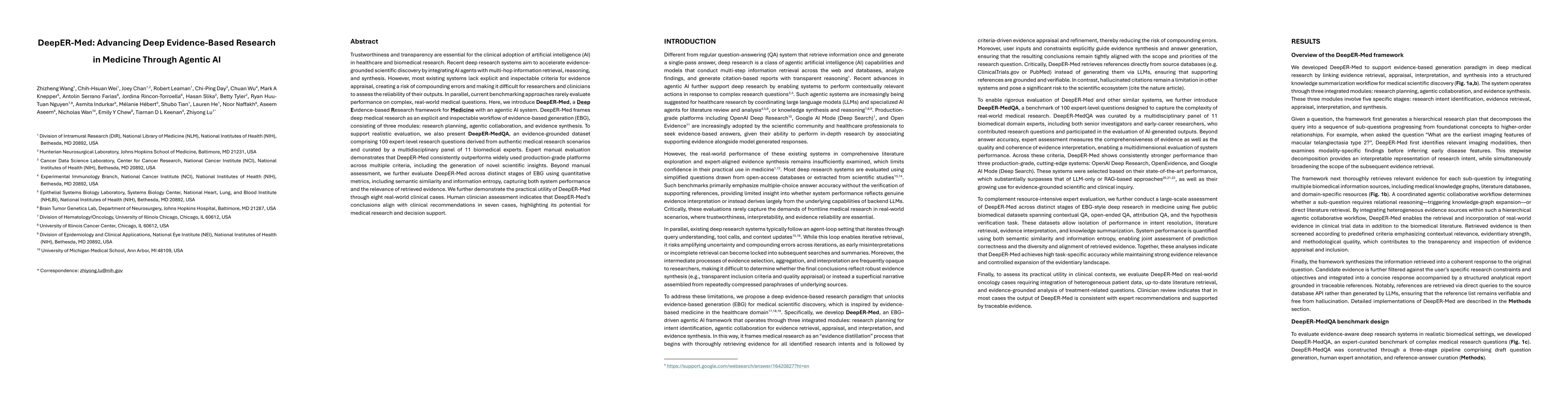 Thumbnail for DeepER-Med: Advancing Deep Evidence-Based Research in Medicine Through Agentic AI