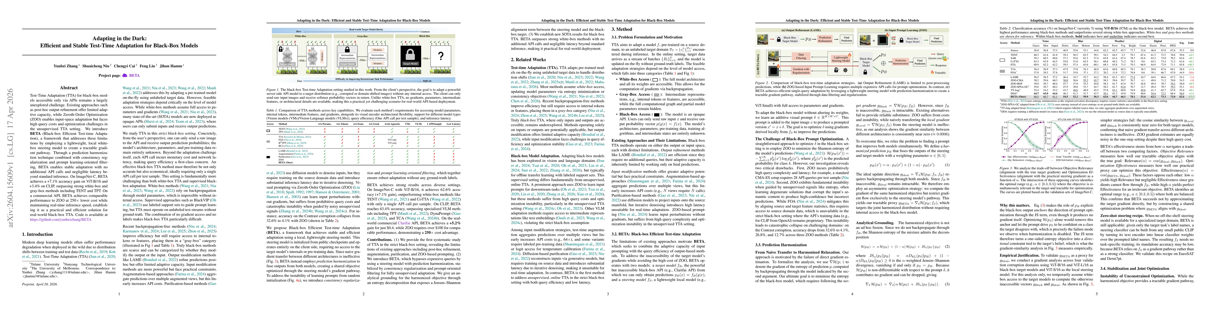 Thumbnail for Adapting in the Dark: Efficient and Stable Test-Time Adaptation for Black-Box Models