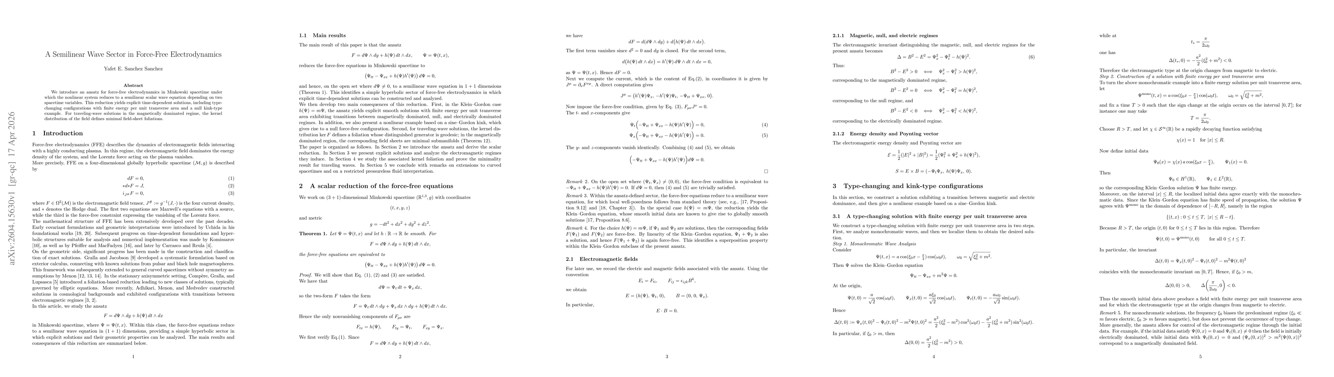 Thumbnail for A Semilinear Wave Sector in Force-Free Electrodynamics