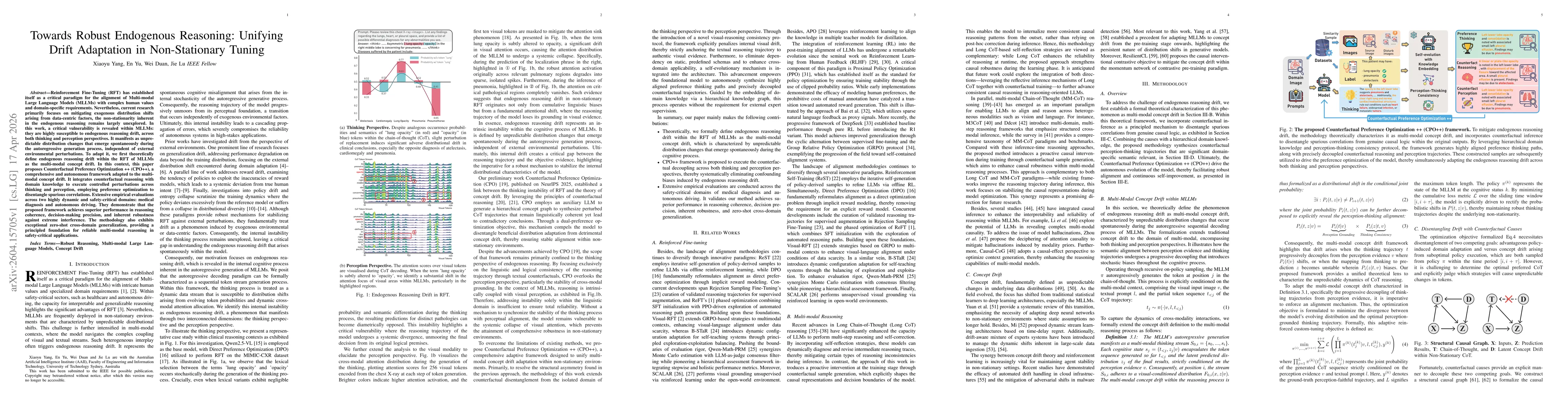 Thumbnail for Towards Robust Endogenous Reasoning: Unifying Drift Adaptation in Non-Stationary Tuning