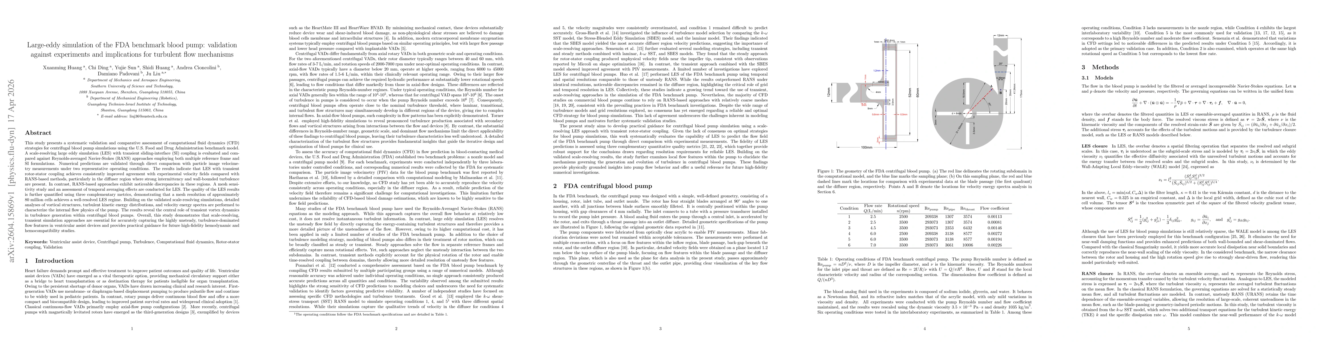Thumbnail for Large-eddy simulation of the FDA benchmark blood pump: validation against experiments and implications for turbulent flow mechanisms