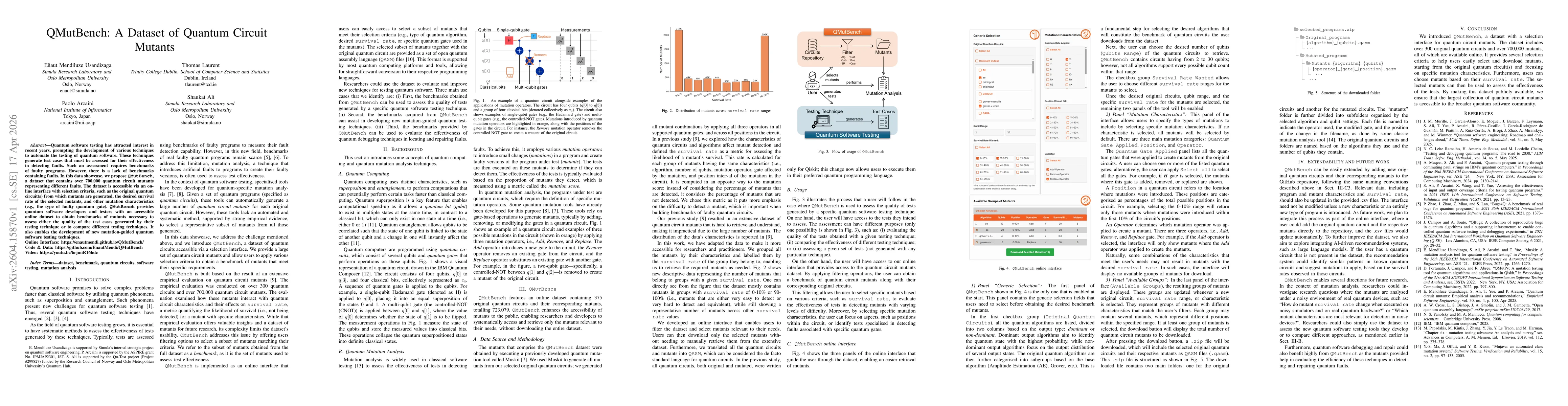 Thumbnail for QMutBench: A Dataset of Quantum Circuit Mutants