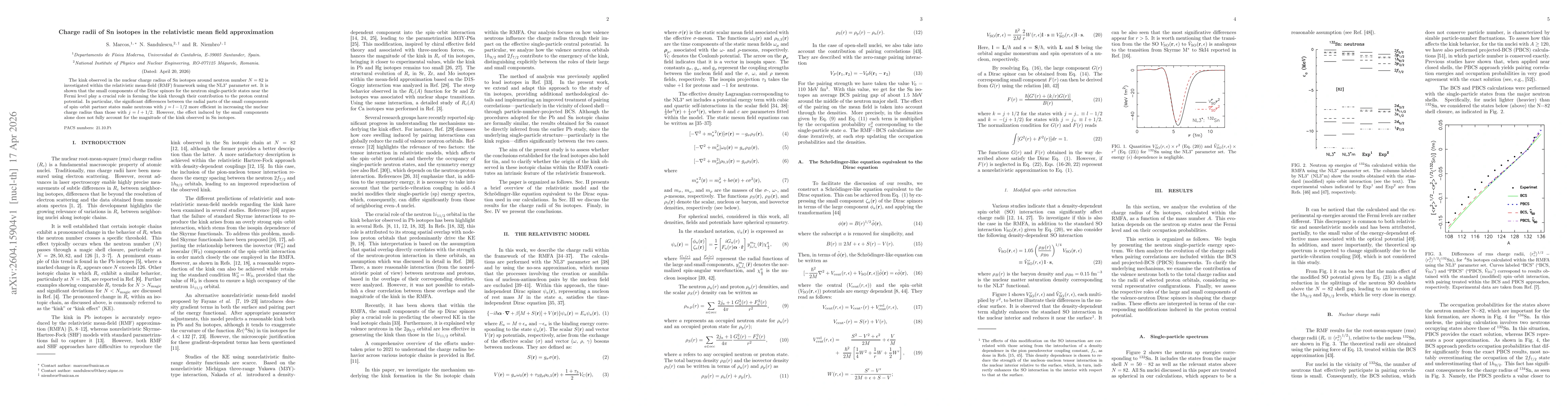 Thumbnail for Charge radii of Sn isotopes in the relativistic mean field approximation