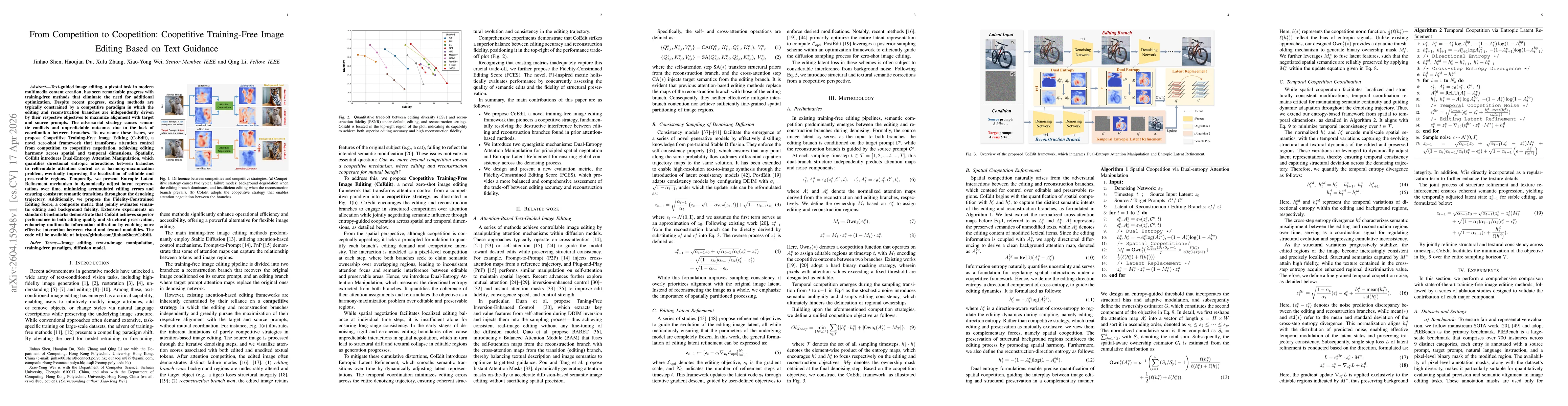Thumbnail for From Competition to Coopetition: Coopetitive Training-Free Image Editing Based on Text Guidance